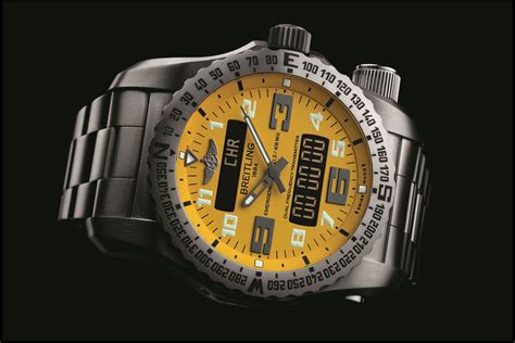 breitling emergency yellow dial